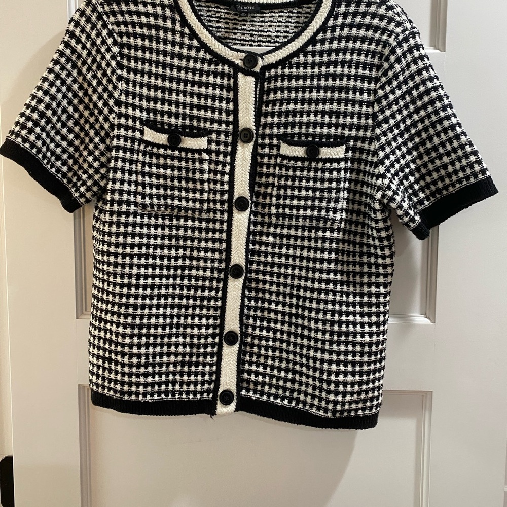 Black and White Sweater